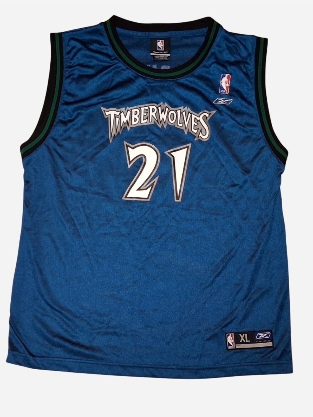 Reebok Timberwolves Garnett #21 Youth Jersey